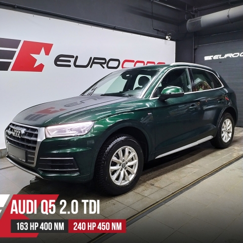 Чип тюнинг Audi Q5 FY 2.0TDI DETB 163hp 